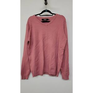 X RAY Classic V-Neck Sweater Dusty Mauve
